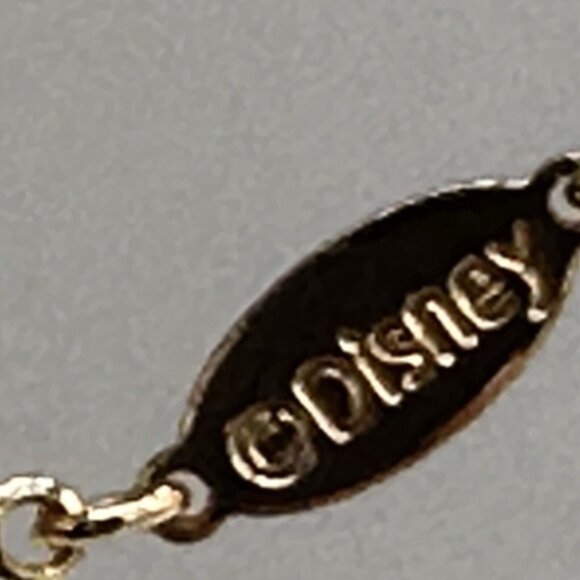 Give away Disney Gold Plated CZ Mouse Head Pendant 16 To 18 Inch Petite - Picture 8 of 10
